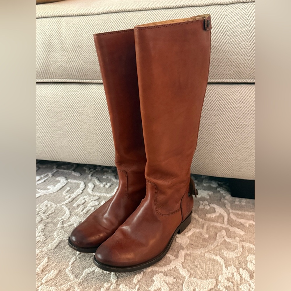 Frye Brown Boots Classic Equestrian Style